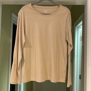 Dress barn women’s top, tan, XL